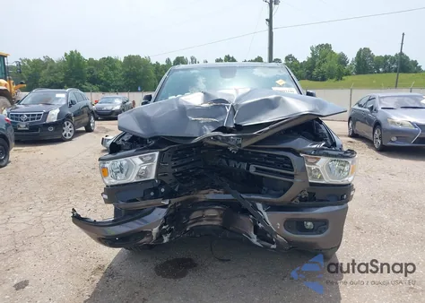 2022 Ram 1500 Big Horn 4X2 5'7 Box из США, поврежденный, VIN 1C6RREFT6NN346857